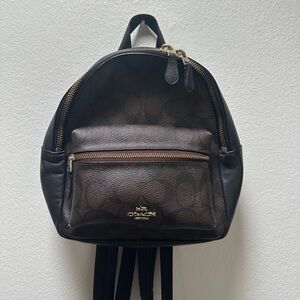 COACH Signature Court Mini Backpack